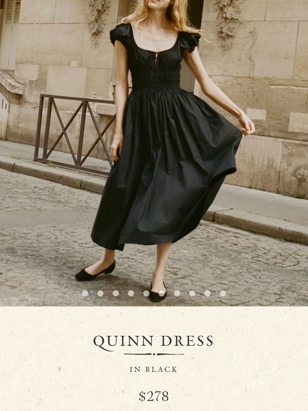 Doen Quinn Dress Black
